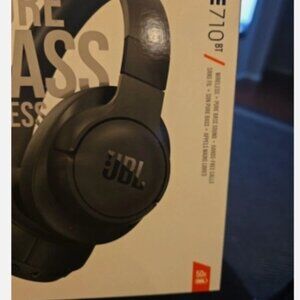 Genuine JBL TUNE 710BT Over Ear Wireless Bluetooth Headphone Black New